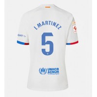 Pánský Fotbalový dres Barcelona Inigo Martinez #5 2023-24 Venkovní Krátký Rukáv
